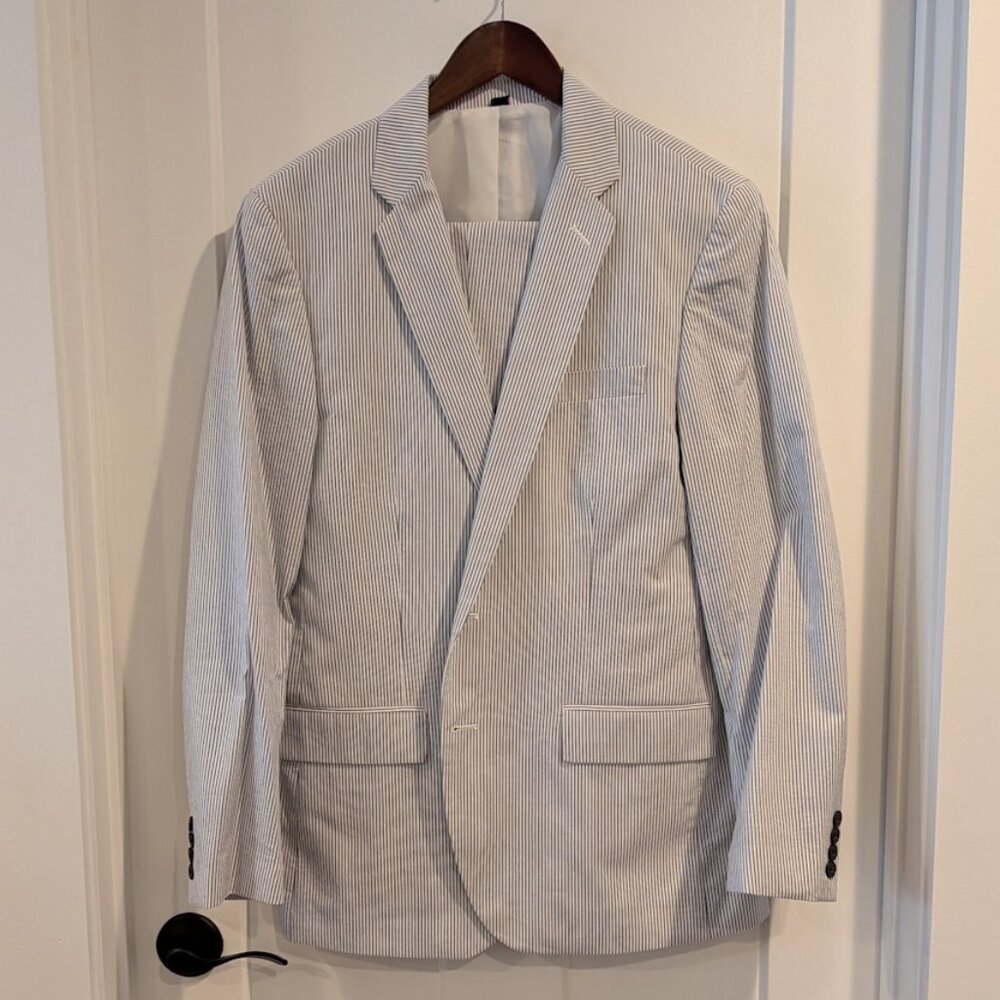 J. Crew Thompson Cotton Seersucker Suit